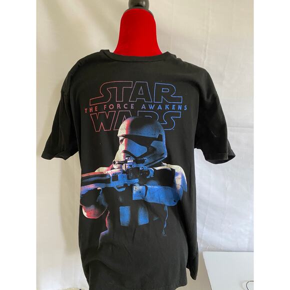 Star Wars, The Force Awakens Graphic Tee Shirt Adult Large May the 4th Be with U - Picture 1 of 6